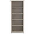 thumbnail image 3 of Amherst 30 inch Wide Solid Wood Transitional 5 Shelf Bookcase in Distressed Gray, 3 of 9