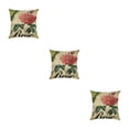 thumbnail image 4 of Maytalsory Easy To Change Flowers Pillowcase Addition To Home Decor Polyester Decorative Pillow Cushion Covers Soft Durable kztym001-4 3Set, 4 of 6