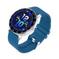 thumbnail image 4 of Smart Watch Heartrate Reloj de pulsera con presión arterial Oxígeno en sangre Reloj redondo a prueba de agua, Azul Inevent EL002998-01B, 4 of 7