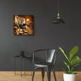 thumbnail image 4 of Epic Art 'Cat In Rocking Chair Reading' by Rey Klimt Acrylic Glass Wall Art, 24" x 24", 4 of 8