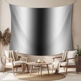 thumbnail image 2 of Black Grey White Tapestry for Bedroom Wall Hanging Tapestry, Farmhouse Ombre Color Modern Simple Ceiling Backdrop Tapestries Poster Blanket Wall Decor for Teens Room Living Room Dorm 51" x 59", 2 of 8