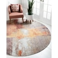thumbnail image 2 of Jill Zarin Jill Zarin’s Downtown Round Abstract Modern Area Rugs, Multi-color, 2 of 6