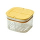 thumbnail image 1 of Contenedor de almacenamiento con 4 compartimentos, extraíble, hermético y sellado, apto para lavavajillas y microondas, para frutas, verduras y ensaladas, ahorra espacio., 1 of 7