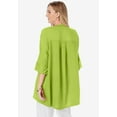 thumbnail image 2 of Jessica London Women's Plus Size Hi-Low Linen Tunic, 2 of 3