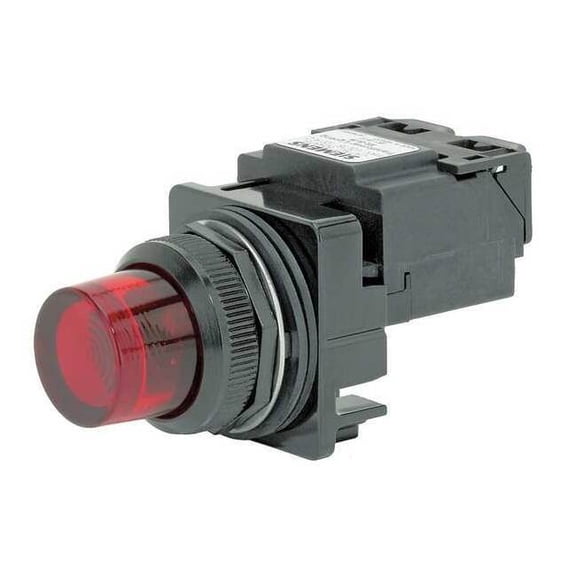 Siemens Pilot Light,LED,Full Voltage,Red,120VAC 52BL5E2XB