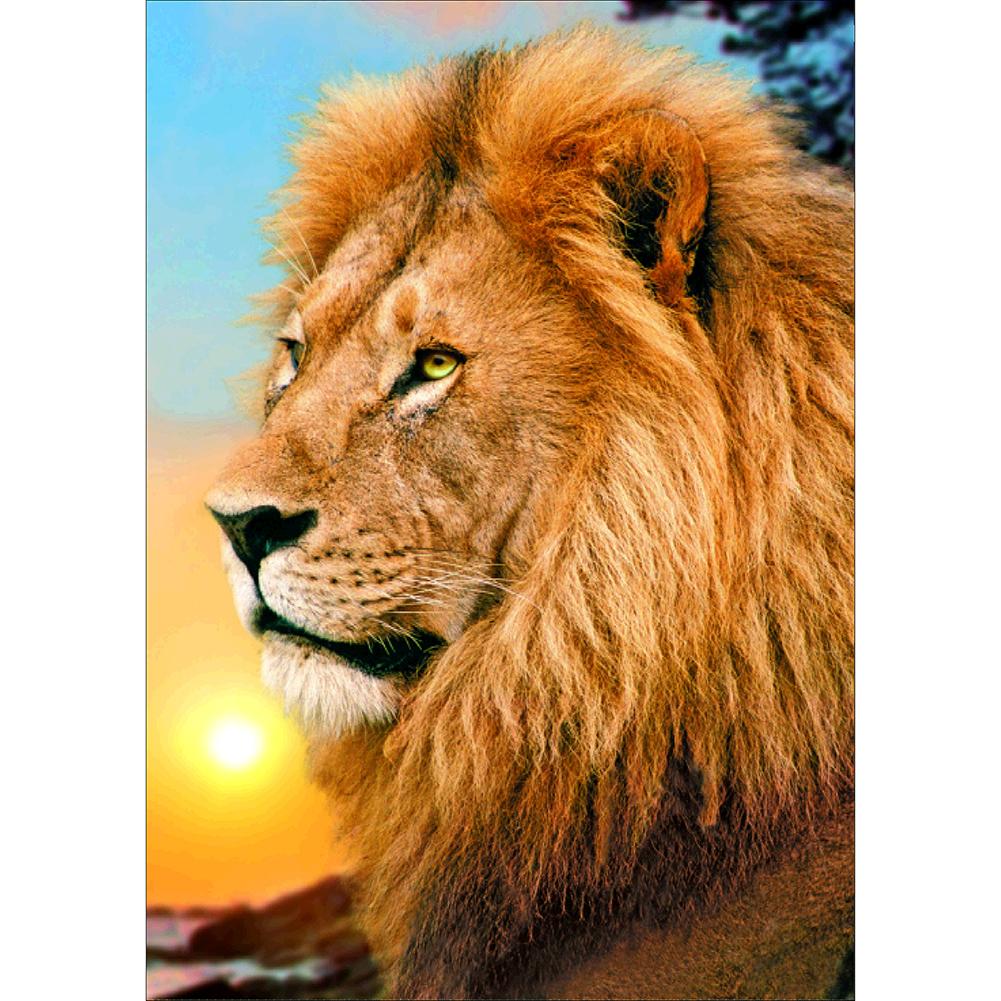 Diamond Painting Full Drill 5D Lion Lovers Mosaic Embroidery Cross Craft DIY