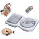 thumbnail image 1 of Reusable Snack Pack Containers,Nut Cheese Collapsible Snack Containers with Lids, 1 of 5