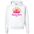 thumbnail image 2 of Inktastic Summer Enjoy the Sunshine Daytona Beach Florida in Pink Adult Hoodie Sweatshirt, 2 of 4