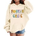 thumbnail image 4 of Ruyang Girls Boys 4th Grade Back to School Hoodie Kids Long Sleeve Cute First Day of School Hoodie Preppy Sweatshirts, 4 of 7