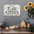 thumbnail image 3 of Kitchen Canvas Wall Art - Rustic Kitchen Pictures for Wall Decor, Farmhouse Kitchen Sign Pictures For Kitchen, Name Customized Kitchen Art Picture Framed Canvas Print For Dining Room 12x18, 3 of 6