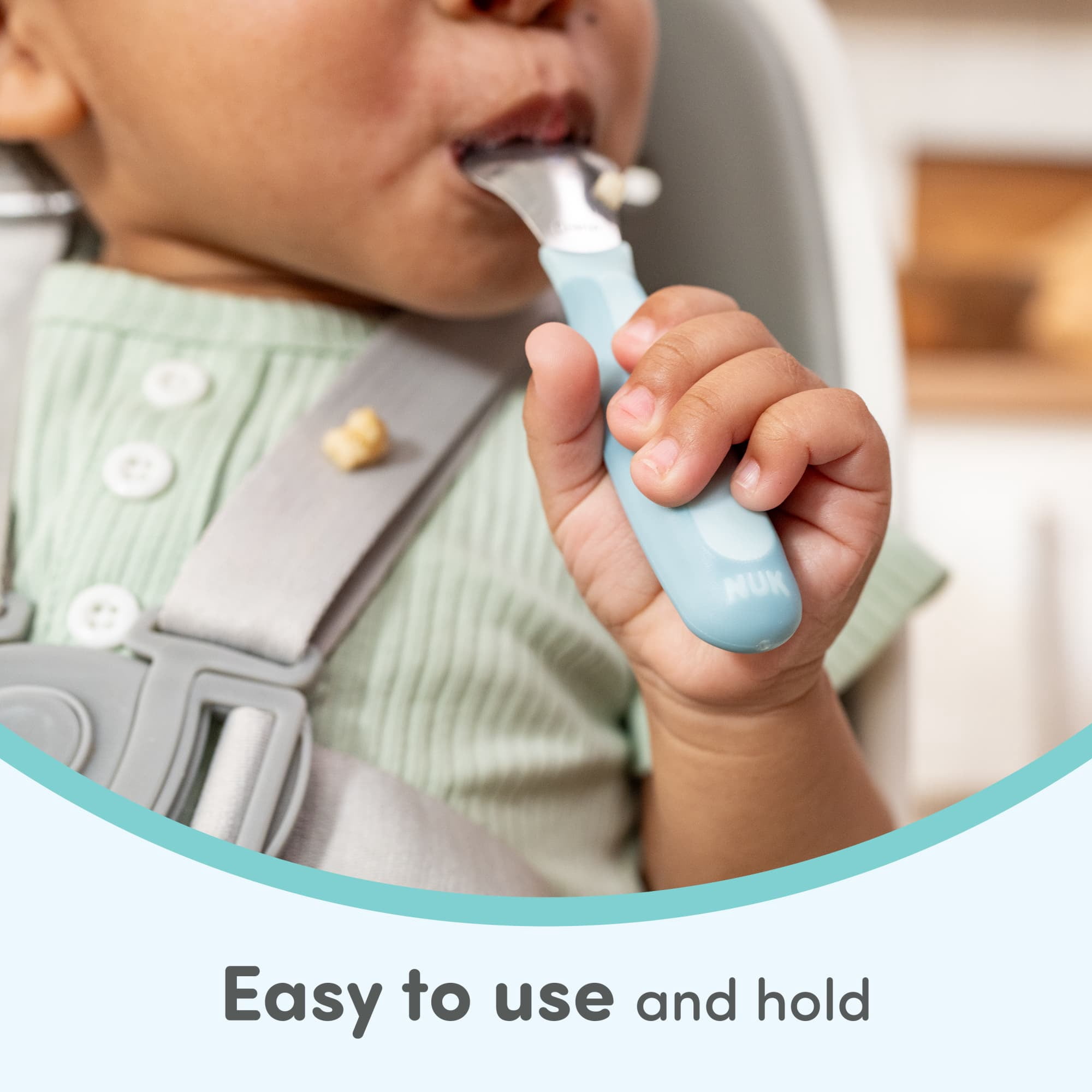 NUK First Choice Kiddy Cutlery Spoons, 3 Pack