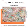 thumbnail image 2 of 32"x20" Door Mat Mat Absorbent & Non-Slip Entryway Rug Washable Floor Mat Abstract Pink Floral Pattern, 2 of 7
