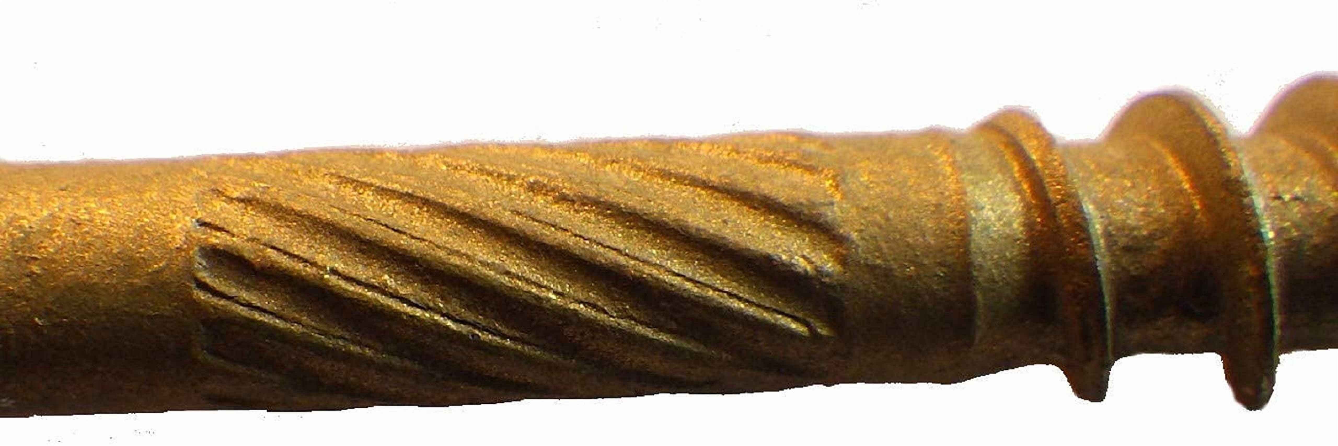 Big Timber BTX146-25 #14 x 6 in. Bronze Star Drive Flat Head Wood Screw, 25-Pack
