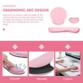 thumbnail image 3 of Tapis de Souris Ensemble Trois Pièces avec Repose-Poignet pour Ordinateur Portable Clavier Base en Caoutchouc, 3 of 6