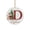 D, variant on AZXY Christmas Hanging Ornament,K Monogram Initial Round Acrylic Christmas Tree Ornament with Santa,Personalized Custom Xmas Hanging Decor for Christmas Tree,Indoor Home Christmas Decor