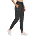 thumbnail image 1 of Pantalones de senderismo ligeros Joggers BALEAF para mujer, color gris oscuro, XL, 1 of 7