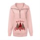 thumbnail image 3 of Puntoco Mujer Casual Sexy Moda Impresión Manga Larga Cuello V Fruncido Pullover Blusa tops Puntoco Puntoco-3198, 3 of 7