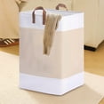 thumbnail image 5 of Foldable Laundry Basket with Handles | 13x13x21 Inch Storage Organizer | Collapsible Fabric Hamper for Bedroom & Laundry Room | Multi-Purpose Linen Storage Bag, 5 of 5