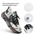 thumbnail image 4 of Doctor Bear Hospital Walking Shoes for Men Woman Lightweight Tennis Fashion Elastic Sports Shoes Cushion Basketball Shoes, 4 of 7