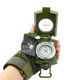 thumbnail image 1 of High-precision outdoor American multifunctional military green compass with fluorescent metal, 1 of 2