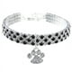thumbnail image 1 of Zhuge Collar de decoración para mascotas, accesorio para gatos y perros, rango ajustable, collar para cachorros, gatos, accesorios de aseo para mascotas, negro, M, 1 of 3