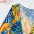 thumbnail image 5 of Fashion Floral Print Bikini Set 3 Pieces Swimsuit with Cover Up Tie Side Triangle-Bathing Suits for Women, 5 of 8