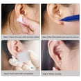 thumbnail image 4 of 2 Pack Self Ear Piercing Gun Earring Disposable Piercing Kit No Pain Easy Use Ear Piercing Gun Kit Tool with Stud (Black), 4 of 5
