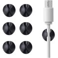 thumbnail image 1 of Clips para cables de alambre, organizador, abrazadera, sistema de gestión de cables autoadhesivo para cargar cables de auriculares de red USB para escritorio de coche, oficina, hogar (, 1 of 4