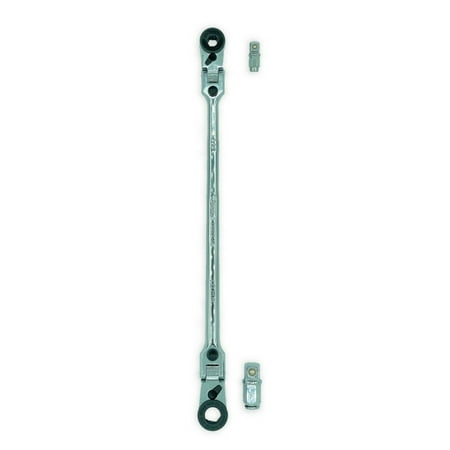 

VIM Tools HBR1046 Dual Flex Head 1/4 & 3/8 Ratchet With Removable Drives
