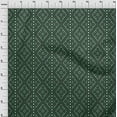 thumbnail image 3 of oneOone Cotton Cambric Fabric Ethnic Geometric Flame Stitch Printed Craft Fabric BTY 56 Inch Wide, 3 of 4