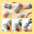 thumbnail image 3 of Joyfy 4 Pcs Impossible Cone Fidget 3D Printed Toys Flexible Pyramid Party Favors Stress Relief Autism Sensory Gifts for Kids Adults Birthday & Christmas, 3 of 8