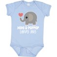 thumbnail image 3 of Inktastic Mimi and Poppop Love Me Grandchild Boys or Girls Baby Bodysuit, 3 of 5