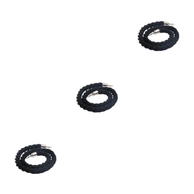 Baohd Cloth Effective Protection Rope Crowd Control Barrier For Efficiently Managing Crowds And Ensuring black W05-9 3Set