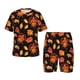 thumbnail image 1 of Balery Thanksgiving Turkey 1 Conjunto de Pijama Infantil de Manga Corta con Estampado – Ropa de Dormir de Algodón Suave-3X-Large, 1 of 6