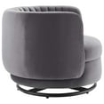 thumbnail image 2 of Modway Embrace Tufted Performance Velvet Performance Velvet Swivel Chair, Multiple Colors, 2 of 3