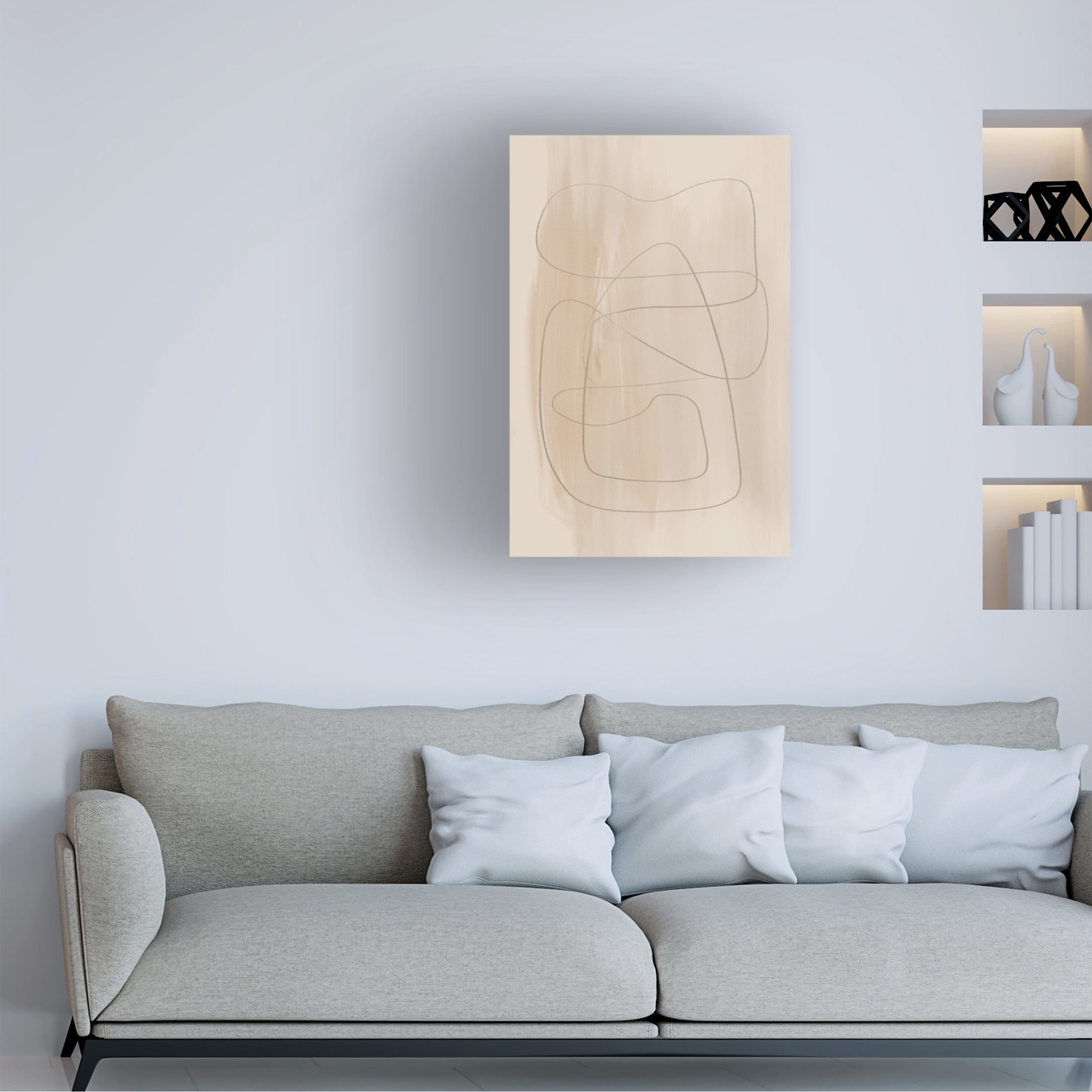 Trademark Fine Art Melloi Art Prints 1227 Canvas Wall Art