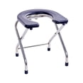 thumbnail image 3 of Asiento De Inodoro Plegable Portátil Silla De Inodoro Para Viajes Pesca Camping Negro Sunnimix Asiento de inodoro en cuclillas, 3 of 8