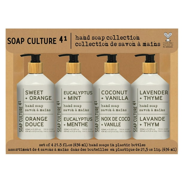 Soap Culture 41 Hand Soap Collection, 4 x 636 mL Walmart.ca