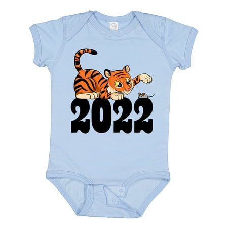 

Inktastic 2022 Year of the Tiger Gift Baby Boy or Baby Girl Bodysuit