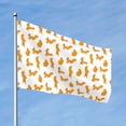 thumbnail image 2 of Lsque Cartoon Squirrel Pattern Flag,Cartoon Squirrel Printed Garden Flag 48 x 72 in - Double Sided Small Flags for Yard, 2 of 9