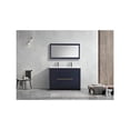 thumbnail image 2 of Kubebath 48″ Double Sink Blue  Modern Bathroom Vanity with White Quartz Counter-Top, 2 of 2