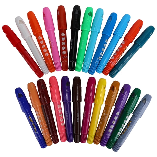 Crayones Giratorios Crayones Giratorios Dibujo Crayones Giratorios Pintura Crayones Crayones Giratorios Cera Colorido Lavable Niños Graffiti Pintura Herramientas De Dibujo 24 ANGGREK Otros