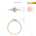 thumbnail image 5 of ANGARA Natural Diamond Criss Cross Ring with Diamonds in 14K Rose Gold for Women (Size-6x4mm| Color-K| Clarity-I3) | April Birthstone, Anniversary, Jewelry Gift for Women | Natural Diamond Ring, 5 of 9