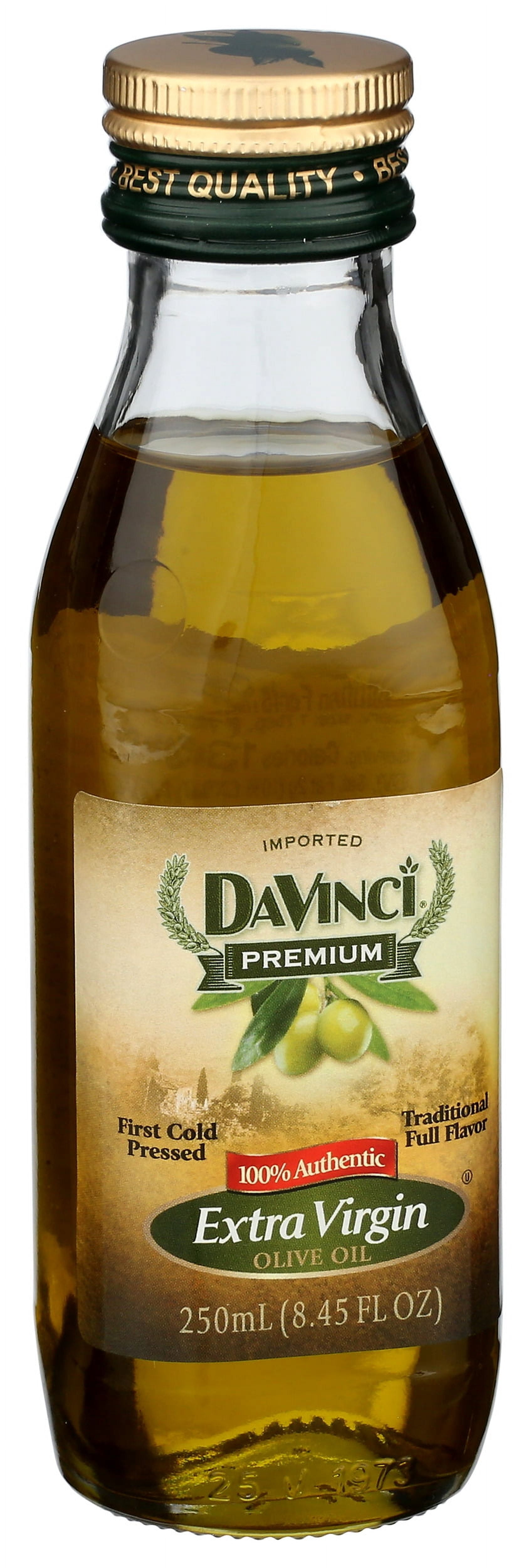 Pack of 12, Davinci Extra Virgin Olive Oil, 8.45 oz