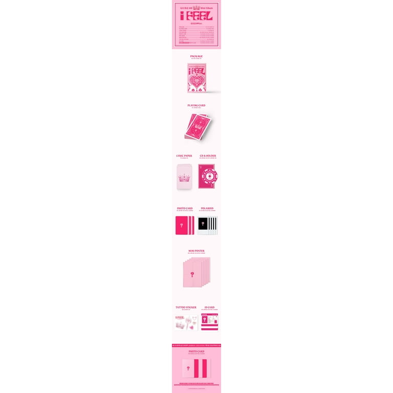 (G)I-DLE gidle I FEEL 新品未開封 3形態セット Queen G)I-DLE gidle I FEEL 新品未開封 3形態セット Queen