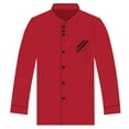thumbnail image 1 of Unisex Short Long Sleeve Chef Jacket Coat Hotel Kitchen Service Uniform Workwear, 1 of 9