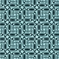 thumbnail image 1 of Ahgly Company Indoor Square Patterned Blue Lagoon Blue Area Rugs, 6' Square, 1 of 6