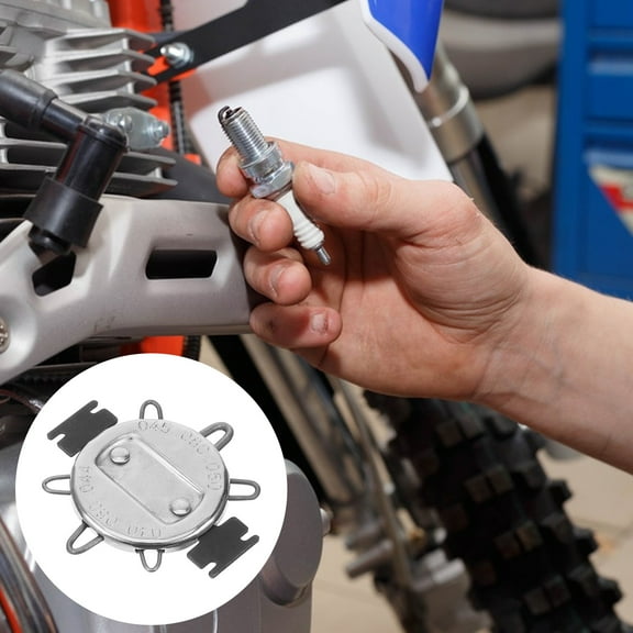 GARVALON 1Set Black Flat Spark Plug Gapping Tool for Motor Vehicle Tools in Repair