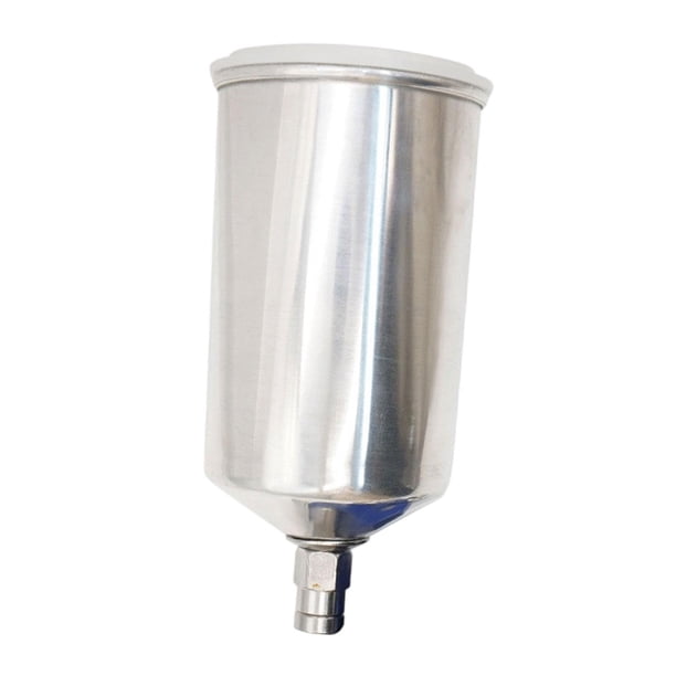 Recipiente de alimentación de aluminio de 1000 ml para pulverizador de pintura de precisión para coche, con rosca de 3/8 de pulgada para pintar coches