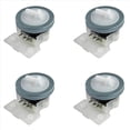 thumbnail image 1 of 4X XQB45-95 DC5V 10mA Washing Machine Water Level Switch Washing Machine Water Level Sensor Automatic Sensor,4 x water level switch,Silver-White, 1 of 6